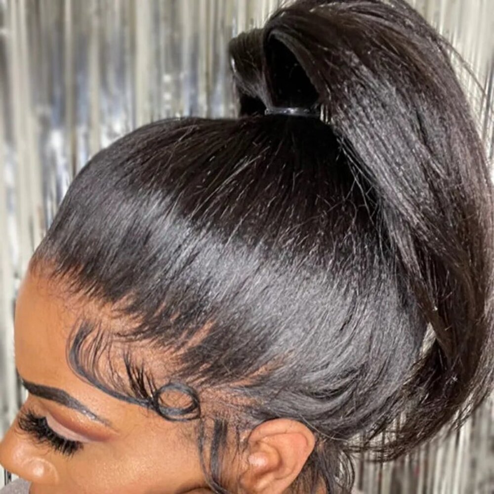 New Ashimary 22" 100% Human Hair Light Yaki Invisi-Strap™ 360 Lace Wig - Picture 10 of 10